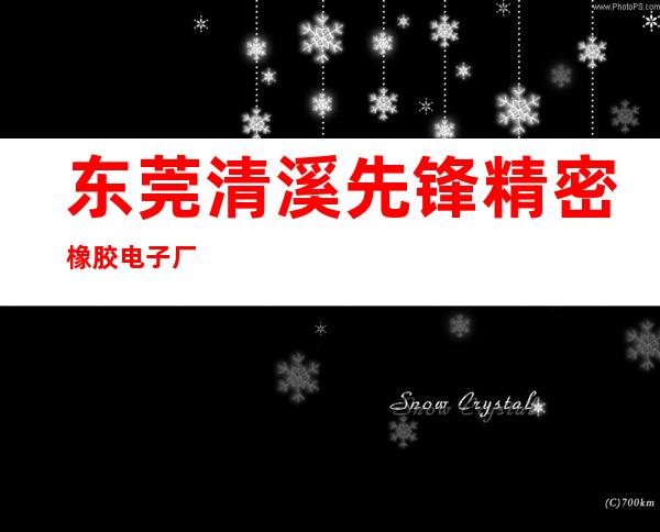 东莞清溪先锋精密橡胶电子厂