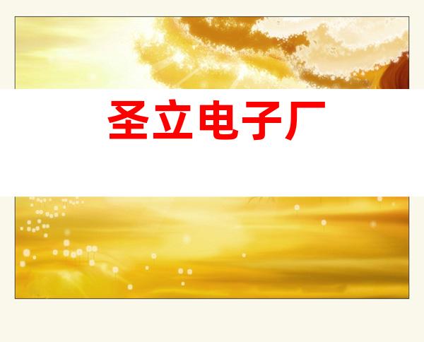 圣立电子厂